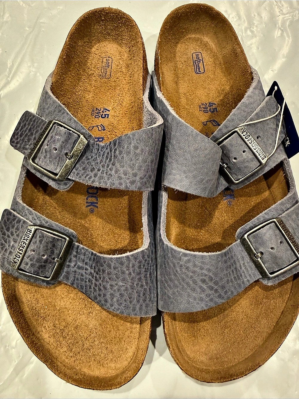Birkenstock Arizona BS Men's dusty blue 98 Sandals US 12